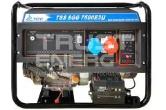 Бензиновый генератор ТСС SGG 7500Е3U с АВР Открытая на раме LIFAN KP460E trustenergo.ru
