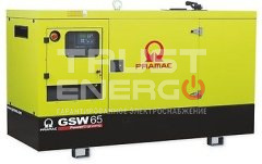 Дизельный генератор Pramac GSW 65 I В кожухе с АВР В кожухе IVECO  trustenergo.ru